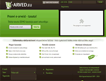 Tablet Screenshot of e-arved.eu